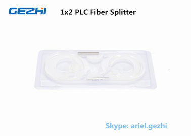 Steel Tube Bare Fiber 250μm 1x2 PLC Fiber Splitter for Measuring System and Laser System