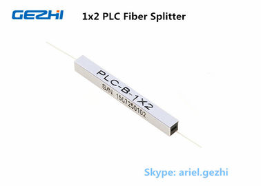 Steel Tube Bare Fiber 250μm 1x2 PLC Fiber Splitter for Measuring System and Laser System