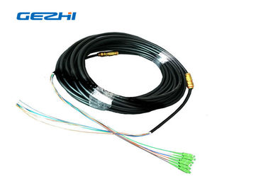 6 Core SC / APC Fiber Optic Pigtail singlemode 9/125 um OS2 LSZH 15 Meter 0.9mm